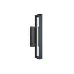 Afx Lighting Liam 2LT 18'' Led Outdoor Sconce, Black/white - LEMW0518LAJUDBK. Fixed Price $154.00.