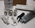 Exista 6X Round Led Spot Light Fixture With Ballast Power Supply. Fixed Price $199.99.