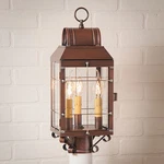Martha's Outdoor Post Lantern In Antique Copper - 3 Light. Fixed Price $389.50.