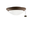 Kichler Outdoor Wet Led Ceiling Fan Light Kit. Fixed Price $189.95.