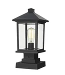 Z-lite 531PHMS-SQPM Portland 17" Tall Marine Grade Light Black. Fixed Price $258.40.