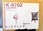 Kichler K-9702 Outdoor Wall Light With Beveled Clear Glass 60W New. Fixed Price $25.95.