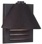 Kenroy Home Fairbanks Copper Outdoor Lantern Sconce - Small 9"X10" 10161COP. Fixed Price $37.95.