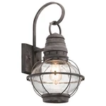 Kichler Bridge Point Outdoor Wall 1LT 11X20", Wthr Zinc, Clear Seed - 49629WZC. Fixed Price $439.99.