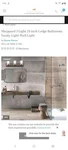 Savoy House Sheppard 3-LIGHT 24IN Lodge Bathroom Vanity Wall Mounted Glass Wood. Fixed Price $80.00.