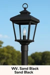 John Timberland Westmont 20.75" Outdoor Post Light Black Aluminum Open Box. Fixed Price $34.99.