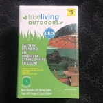True Living Outdoors Led Battery Umbrella String Lights 56 Warm White. Fixed Price $25.16.