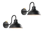 Lprzsg Barn Lights Outdoor Wall Sconces, Dusk To 8*7.76*12.75 Inches, Black. Fixed Price $112.82.