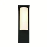 Satin Black One Light Outdoor Wall Sconce From The Colonne Collection. Fixed Price $265.00.