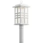 Kichler 49832 Beacon Square 21" Tall Post Light - White. Fixed Price $271.99.