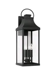Capital Lighting Bradford 27IN. 4-LIGHT Black Outdoor Wall Lantern Clear Glass. Fixed Price $199.99.