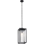 Mercer 9" Outdoor Hanging Black With Silver Highlights. Fixed Price $319.99.