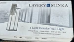 Minka Lavery 26 In. Vintage Brass Outdoor Hardwired Wall Lantern Sconce. Fixed Price $60.00.