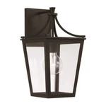 Capital Lighting Adair Outdoor Wall Lantern, Black/clear - 947911BK. Fixed Price $131.20.