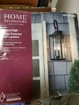 Read! Home Decorators Havenridge 3-LIGHT Espresso Bronze Outdoor Wall. Fixed Price $47.99.