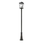 Z-lite 3 Light Outdoor Post Mounted Fixture. Fixed Price $1144.00.