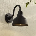 Arnett Rustic Farmhouse Outdoor Barn Light Fixture Black Gooseneck 10 1/2". Fixed Price $59.95.