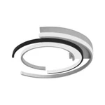 Modern Creative White And Black Led Flush Mount Ceiling Light W/ Acrylic Shade. Fixed Price $60.78.