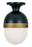 Crystorama Lighting Group CAP-8500 Capsule 8"W Outdoor Semi-flush Gold. Fixed Price $174.40.