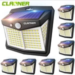 Claoner 128 Led Solar Motion Sensor Lights Outdoor Waterproof Security Wall Lamp. Fixed Price $9.01.