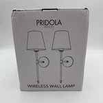 Pridola Design Wireless Wall Lamps Gold 2 Pack New In Box. Fixed Price $99.00.