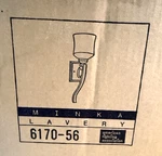Minka Lavery #6170-56 Wall-light Fixture New. Fixed Price $99.95.