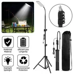 Portable Adjustable Led Work Light & Tripod Stand Camp Site Emergency Lamp. Fixed Price $19.99.