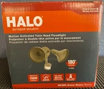 Halo Bronze Motion Activated Twin Head Floodlight Security MS185R. Fixed Price $34.95.
