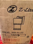 Z-lite 553S-BA-LED Outdoor Wall Light, Brushed Aluminum. Fixed Price $134.95.
