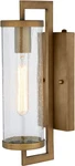 Vaxcel Lighting T0791 Morgan Park 16" Tall Outdoor Wall Sconce - Brass. Fixed Price $112.99.