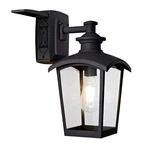 31703 Spence 1-LIGHT Outdoor Wall Lantern With Seeded Glass And Built-in Gfci.... Fixed Price $86.10.