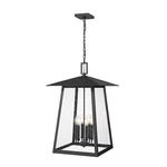 Z-lite Rainer 6LT 17.5" Outdoor Chain Ceiling Mount, Black/seedy 5015CHXXL-BK. Fixed Price $708.90.