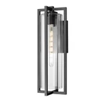 Z-lite Aura 22" Outdoor Wall Light, Black/clear Ribbed 5013B-BK. Fixed Price $278.00.