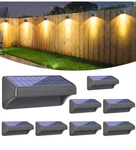 Solar Fence Lights, Outdoor Waterproof Warm White & Color Glow Led, Out.... Fixed Price $75.00.
