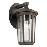Kichler 49893 Bronze Fairfield Single Light 14-1/2"H Outdoor Wall Sconce. Fixed Price $123.98.