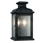 Murray Feiss - Pediment 2 Light Dark Weathered Zinc Outdoor Sconce OL11100DWZ. Fixed Price $89.99.