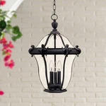 Hinkley San Clemente 22" High Black Outdoor Hanging Light. Fixed Price $679.00.