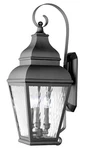Livex Lighting 2605-04 Exeter 3 29 Inch Black Outdoor Wall Lantern. Fixed Price $911.97.