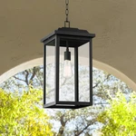 Eastcrest Modern Outdoor Hanging Light Fixture Textured Black 21 1/2" Exterior. Fixed Price $149.99.