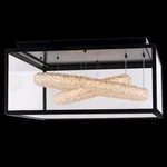 Allegri Lina Outdoor 32" Led Circles Flush Mount, Black/fz 095544-052-FR001. Fixed Price $6231.00.