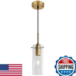 Otmilance Blown Glass Pendant Light Gold Kitchen Island 1 Pack. Fixed Price $52.56.