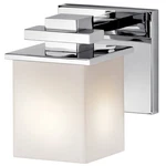Kichler 45149 Chrome 1-BULB Wall Sconce From The Tully Collection. Fixed Price $64.95.