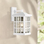 Quoizel Stonington 15 1/2" High Fresco Outdoor Wall Light. Fixed Price $199.99.