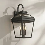 Stratton Street Vintage Outdoor Wall Light Fixture Textured Black Lantern 22". Fixed Price $359.99.