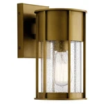 Kichler 59079 Camillo 11" Tall Outdoor Wall Sconce - Brass. Fixed Price $207.99.