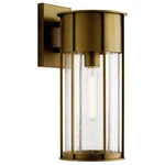 Kichler 59081 Camillo 18" Tall Outdoor Wall Sconce - Brass. Fixed Price $389.99.