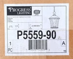 Progress Lighting Gibbes Street 2-LIGHT Outdoor Graphite Hanging Lantern. Fixed Price $99.99.
