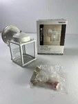Portfolio White Outdoor Wall Lantern #0482291 Brand New Complete. Fixed Price $25.00.