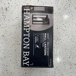 Hampton Bay 60000100 Hurley Matte Black Outdoor Wall Sconce, No Bulb Included. Fixed Price $37.98.