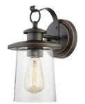 Pia Ricco 1- Light Oil Rubbed Bronze Outdoor Wall Lantern Sconce 1JAY-12571. Fixed Price $39.99.